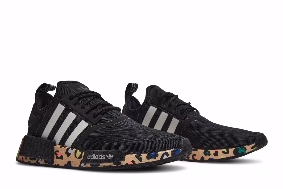 Adidas Women's NMD_R1 Leopard - Black, view 9