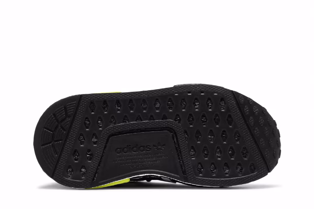 Adidas NMD_R1 Infant Black Solar Yellow, view 5