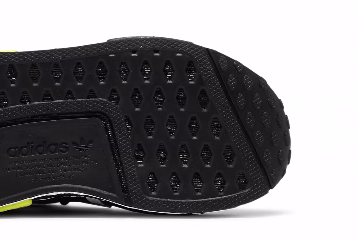 Adidas NMD_R1 Infant Black Solar Yellow, view 6