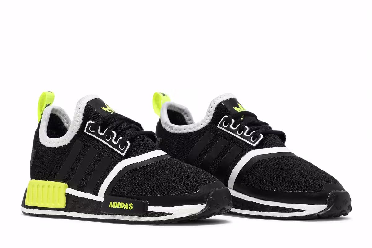 Adidas NMD_R1 Infant Black Solar Yellow, view 9