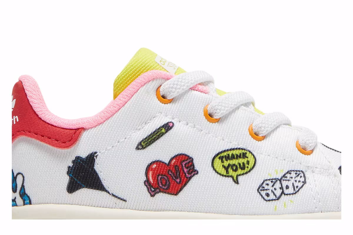 Aaron Kai x adidas Stan Smith Primeblue Infant Doodles, view 3