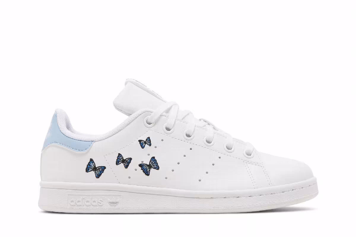 Her London Studio x adidas Stan Smith Big Kid Butterflies, view 2