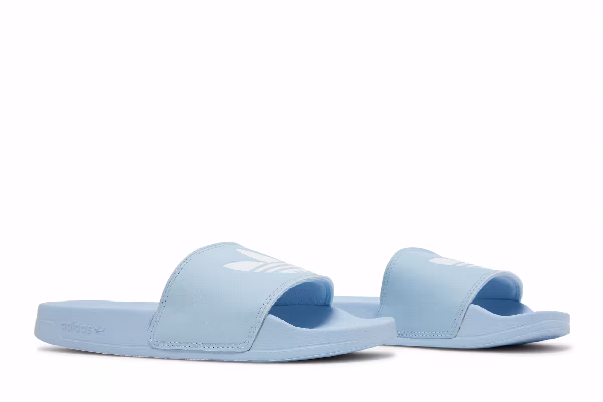 Adidas Women's Adilette Lite Slide Clear Sky, view 9