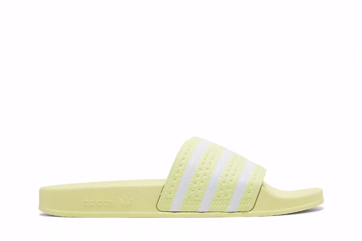 adidas Adilette Slide Pulse Yellow, view 2