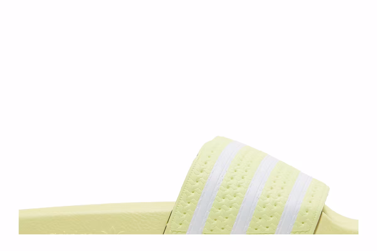 adidas Adilette Slide Pulse Yellow, view 3