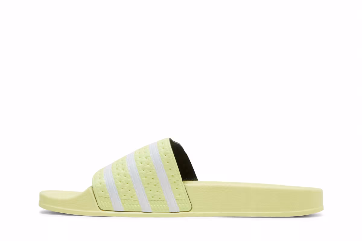 adidas Adilette Slide Pulse Yellow, view 4