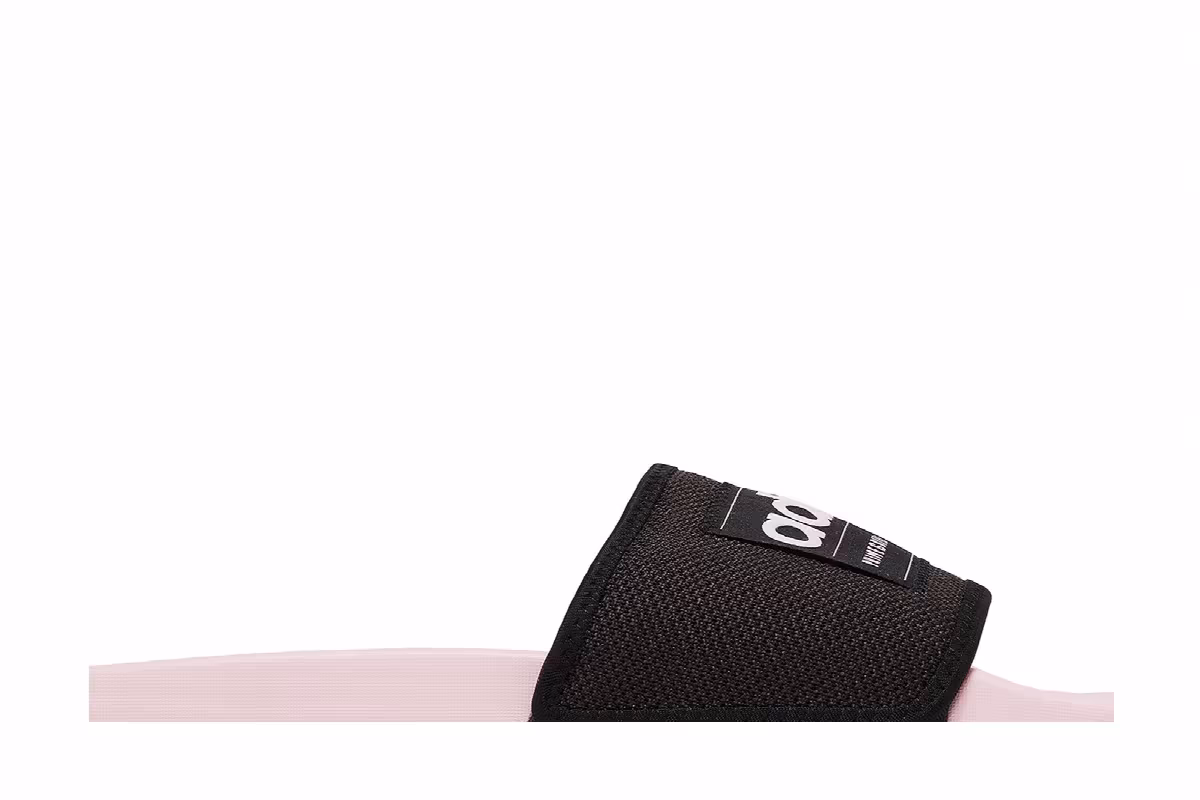 Adidas Adilette Slide Black Clear Pink, view 3