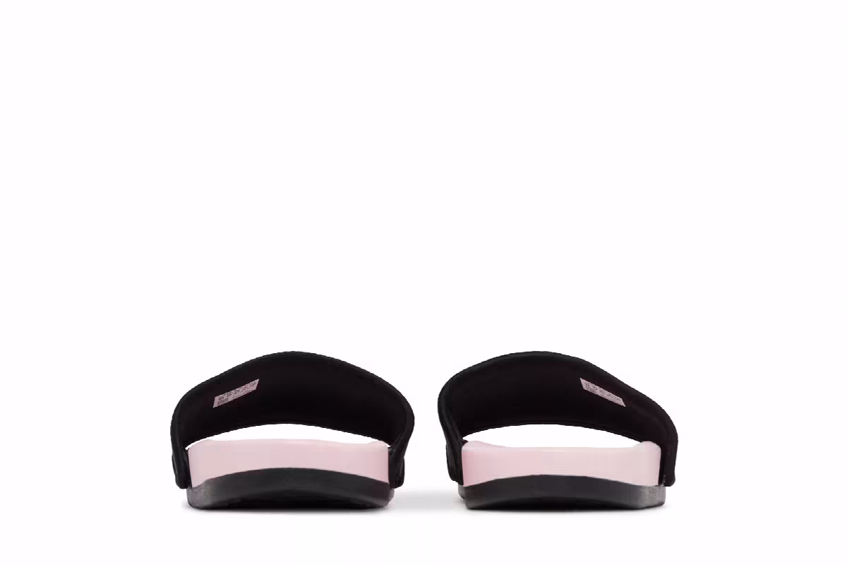 Adidas Adilette Slide Black Clear Pink, view 7