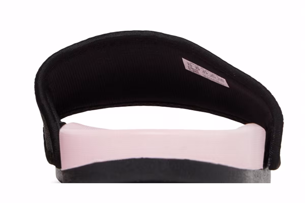 Adidas Adilette Slide Black Clear Pink, view 8