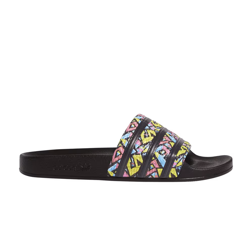 Adidas Adilette Slide Geometric Print