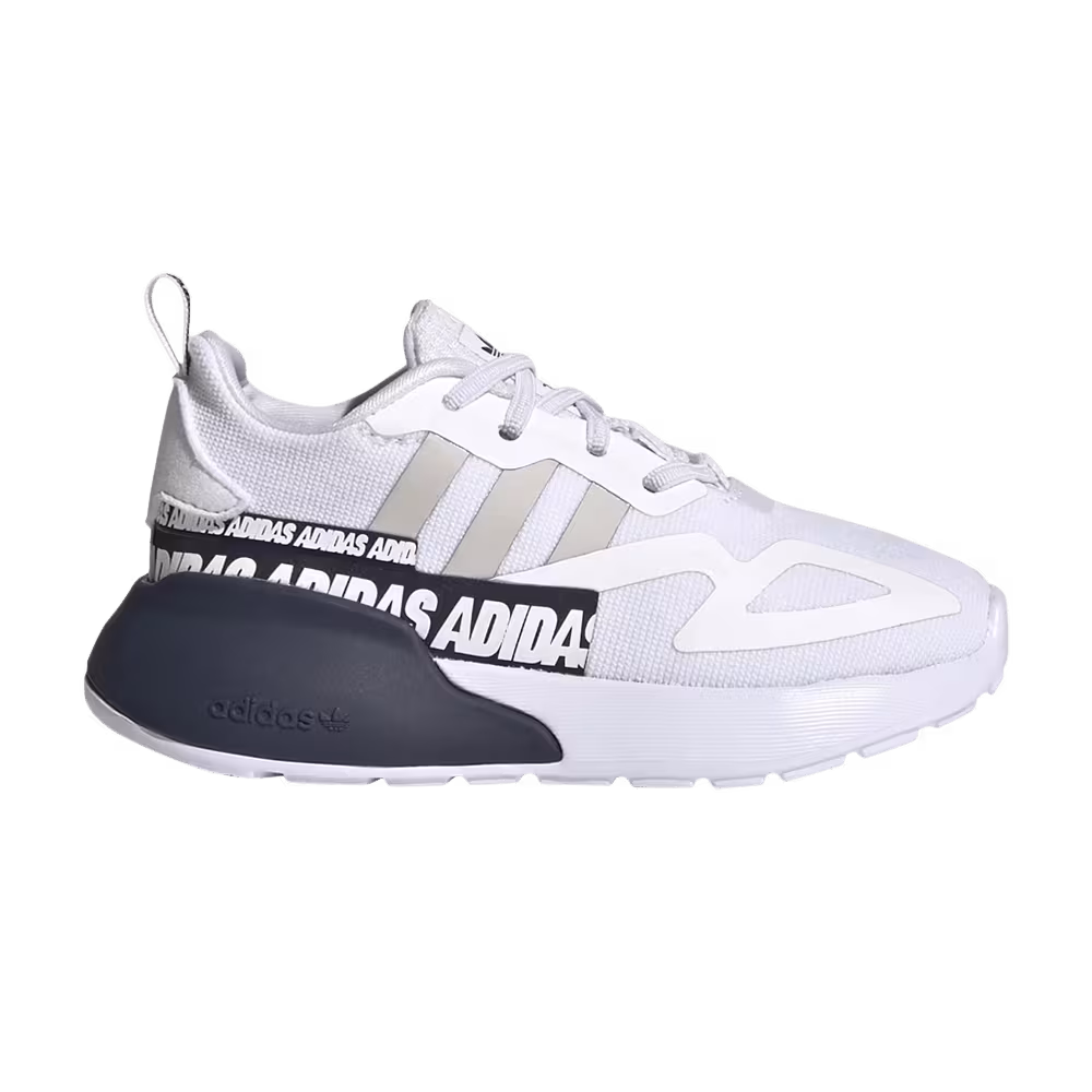 Adidas ZX 2K Infant Wordmark Heel Stripe - White