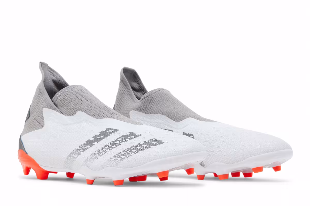Adidas Predator Freak.3 Laceless FG Demonscale - White Solar Red, view 9