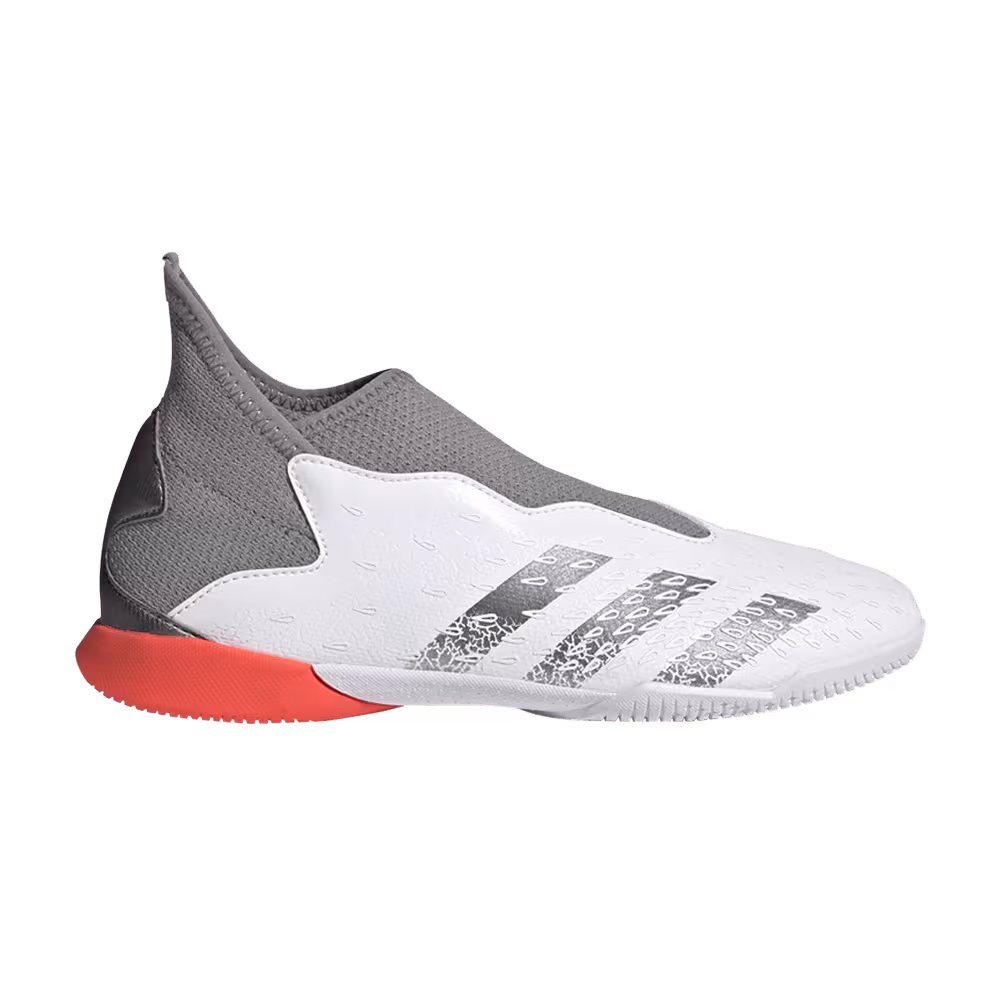 Adidas Predator Freak.3 Laceless IN J Demonscale - White Solar Red