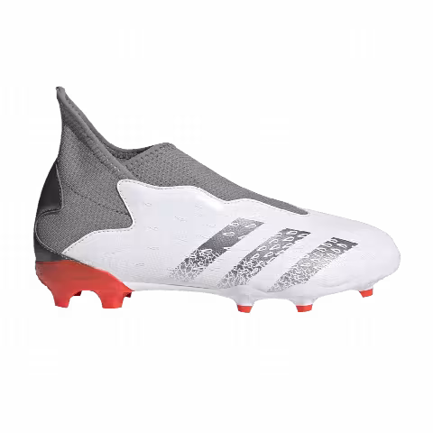 Adidas Predator Freak.3 Laceless FG J 'Demonscale - White Solar Red'
