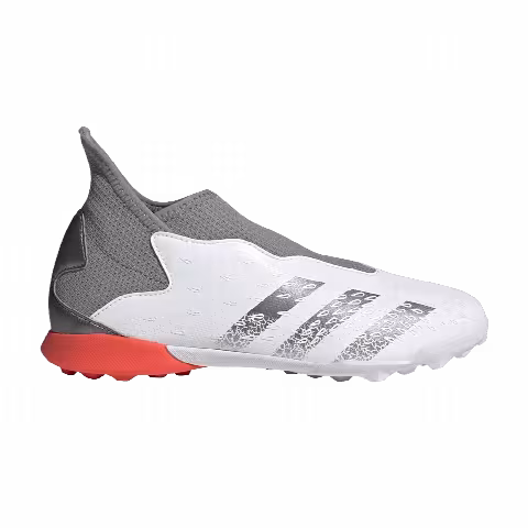 Adidas Predator Freak.3 Laceless TF J 'Demonscale - White Solar Red'