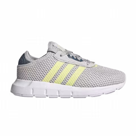 Adidas Swift Run X Little Kid 'Grey Pulse Yellow'