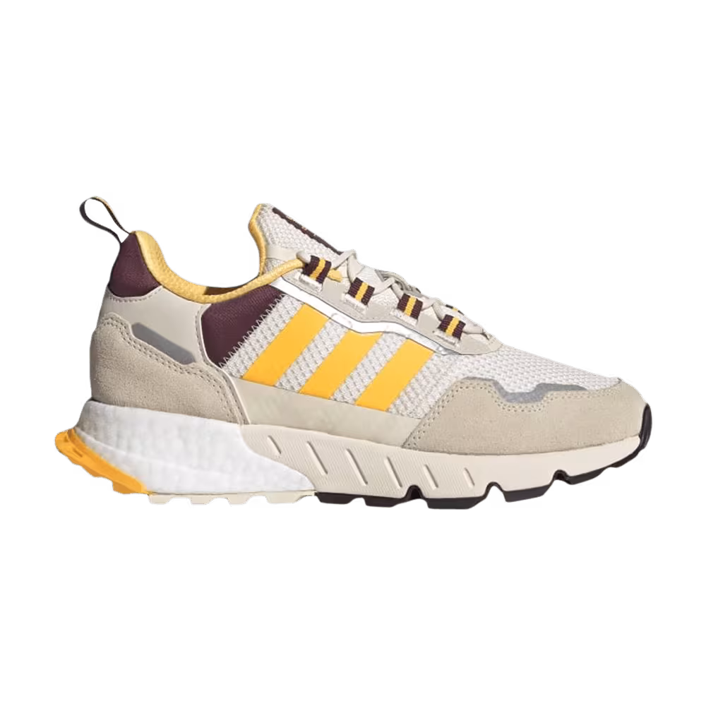 Adidas Women's ZX 1K Boost Wonder White Solar Gold