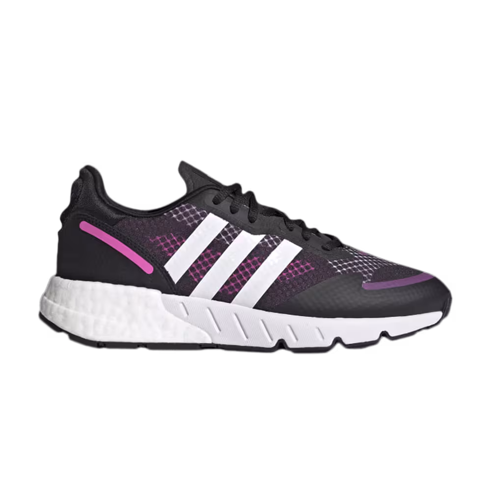 Adidas Women's ZX 1K Boost Black Screaming Pink