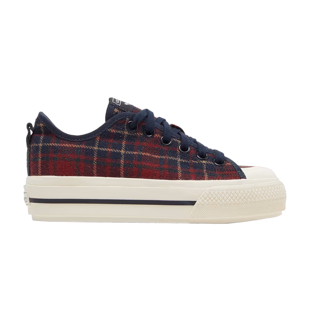 Adidas Women's Nizza RF Platform Mid Plaid