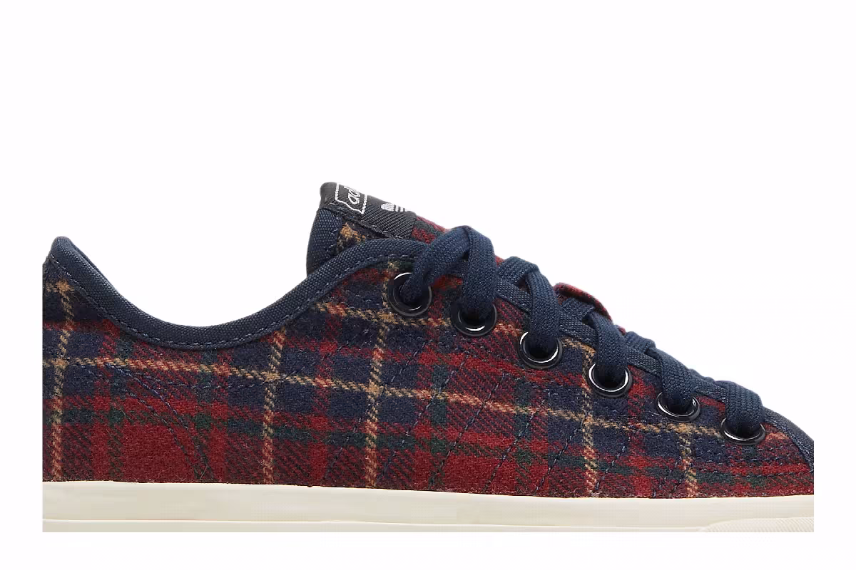 Adidas Women's Nizza RF Platform Mid Plaid, view 3