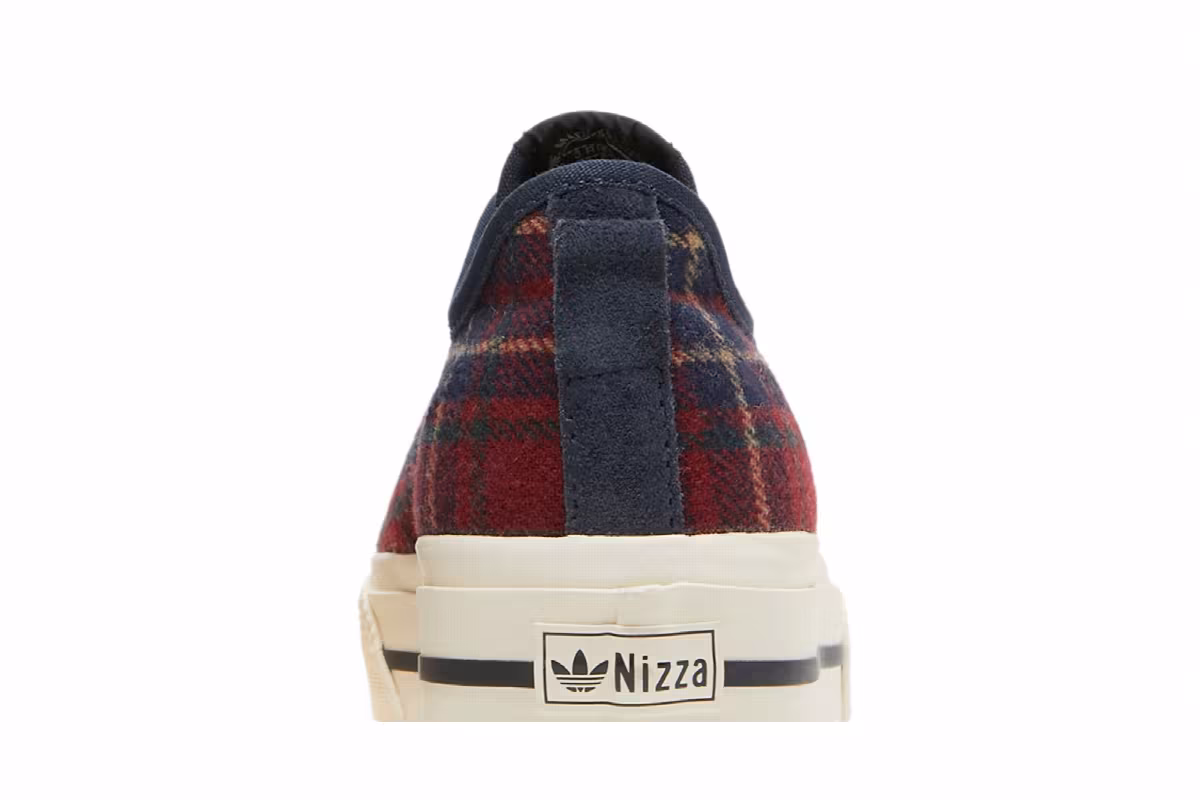 Adidas Women's Nizza RF Platform Mid Plaid, view 8