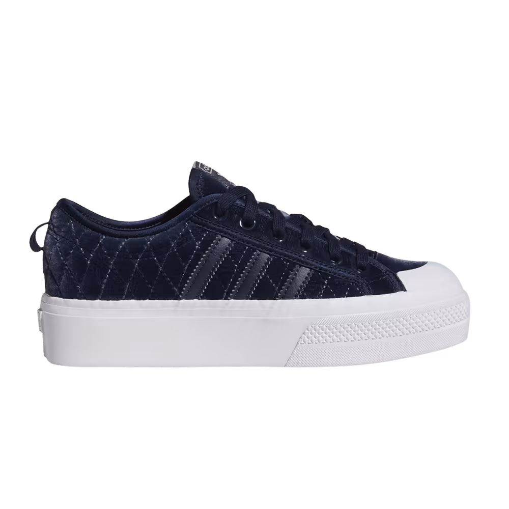 Adidas Women's Nizza Platform Low Blue