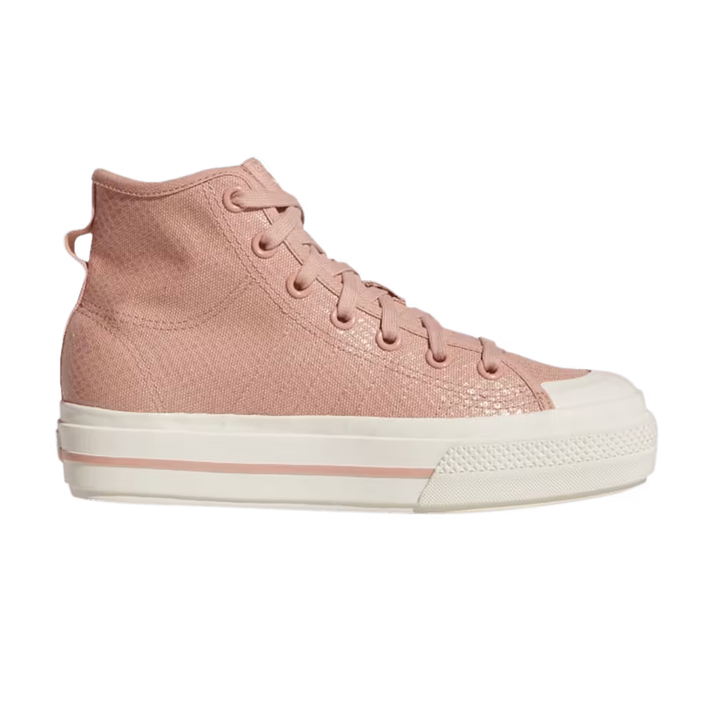 Adidas Women's Nizza RF Platform Mid Ambient Blush