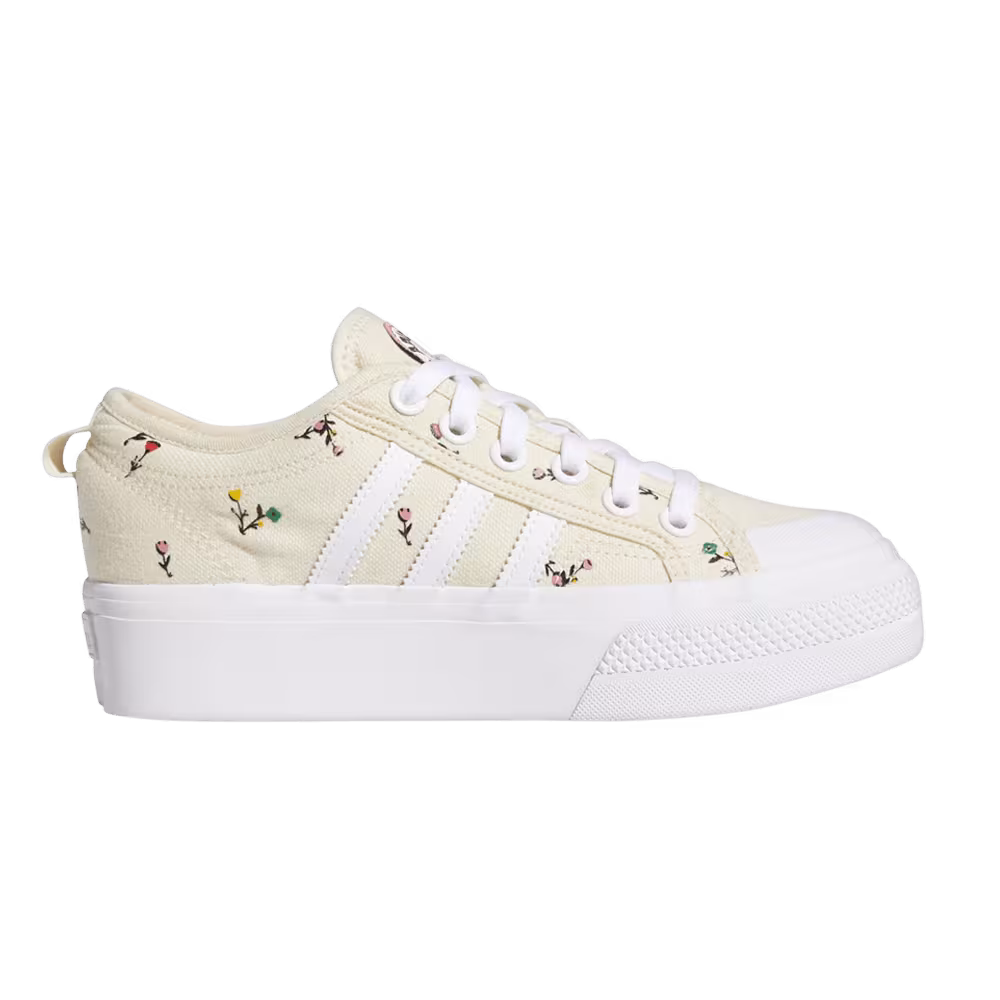 Adidas Women's Nizza Platform Floral - Rose Tone