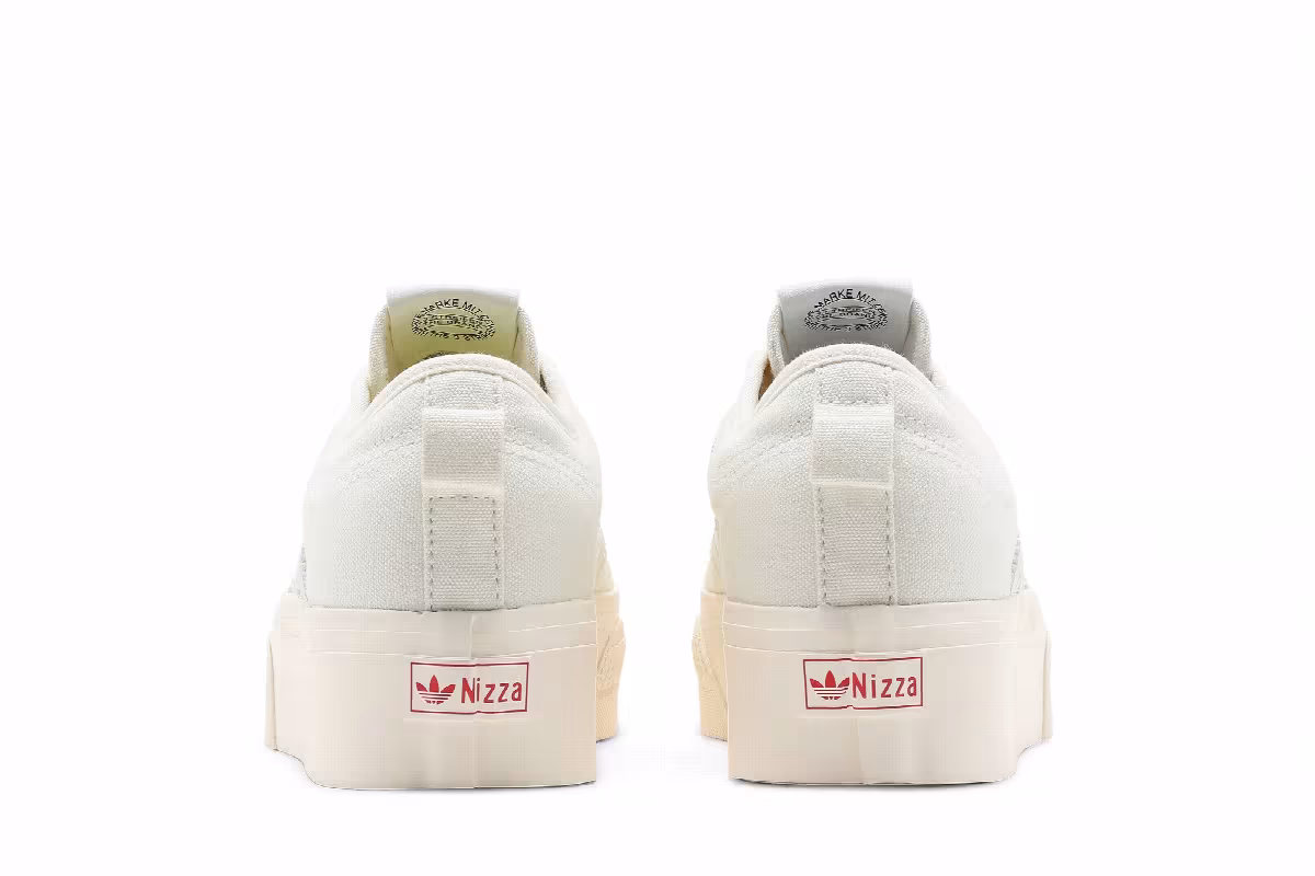 Adidas Women's Nizza Platform Off White, view 7