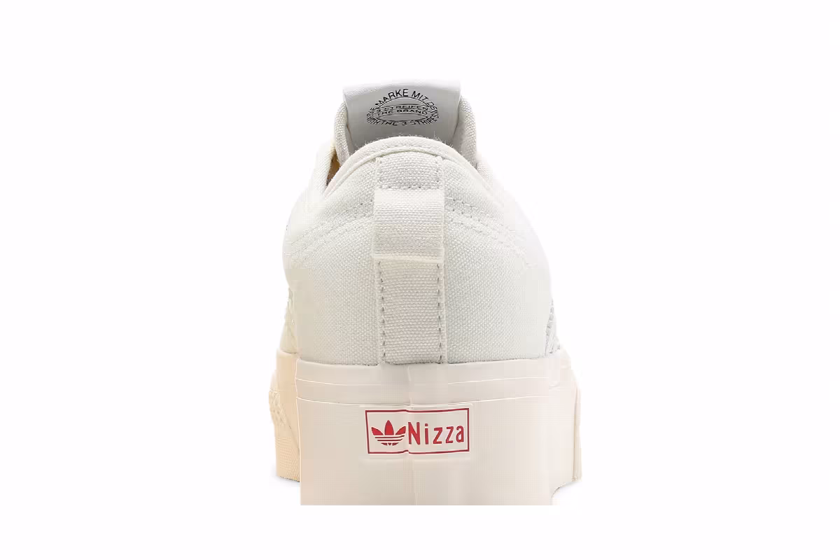 Adidas Women's Nizza Platform Off White, view 8
