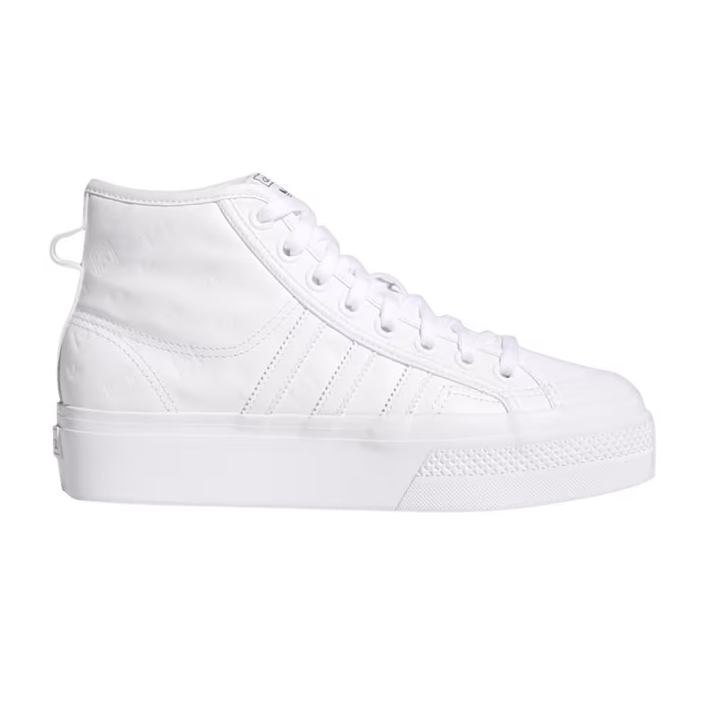 Adidas Women's Nizza Platform Mid Cloud White
