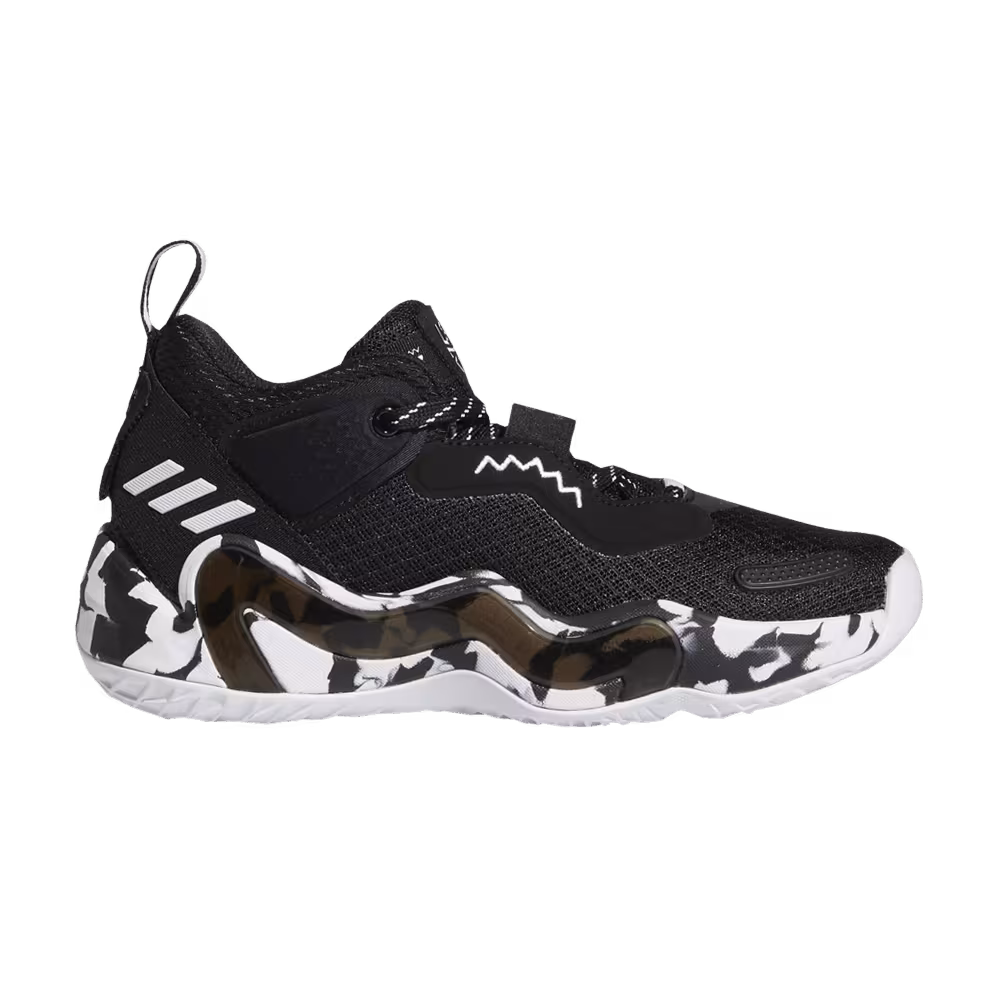 Adidas D.O.N. Issue #3 Big Kid Paint Smudge - Black