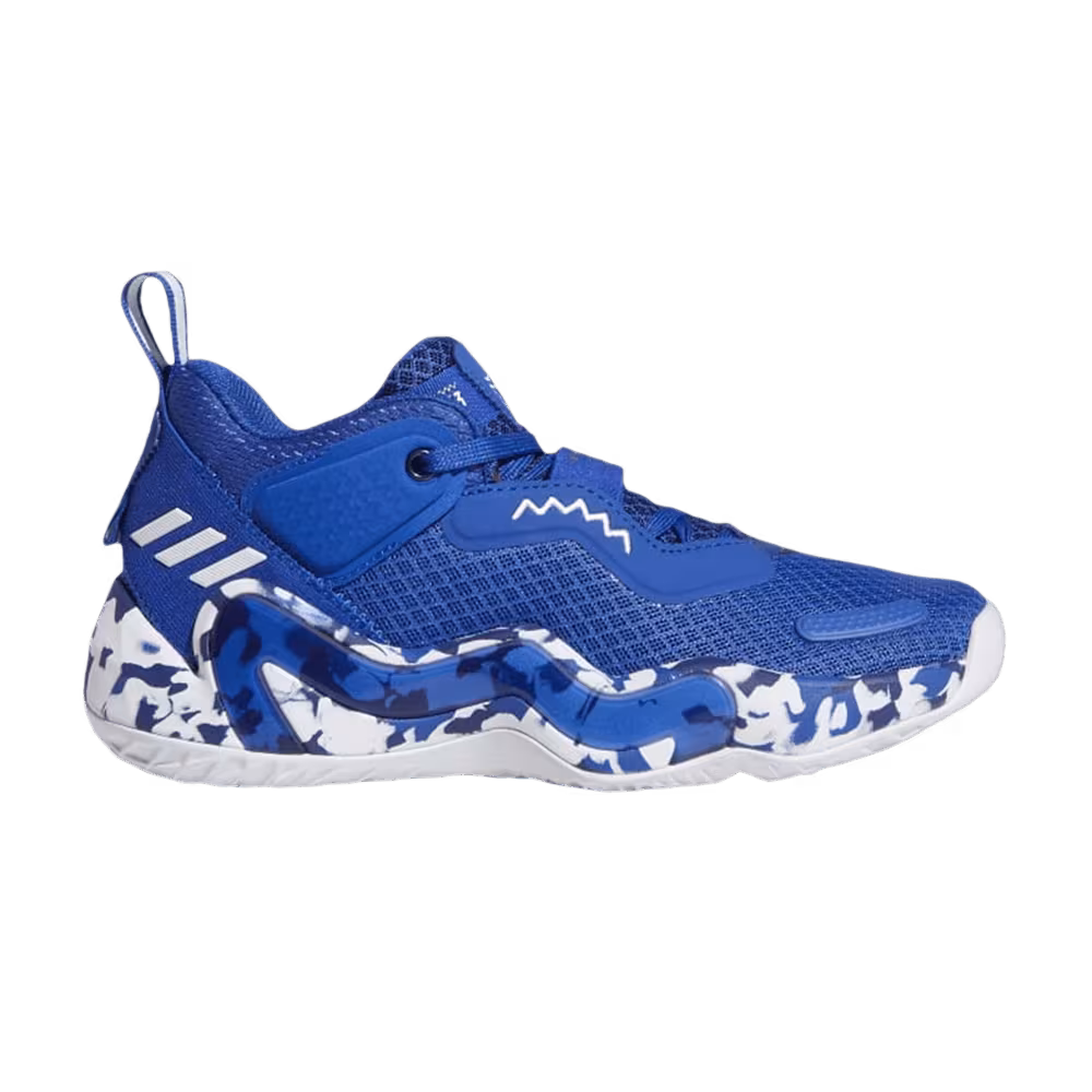Adidas D.O.N. Issue #3 Big Kid Paint Smudge - Royal Blue