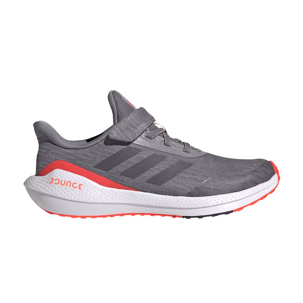 Adidas EQ21 Run Velcro J Grey Solar Red