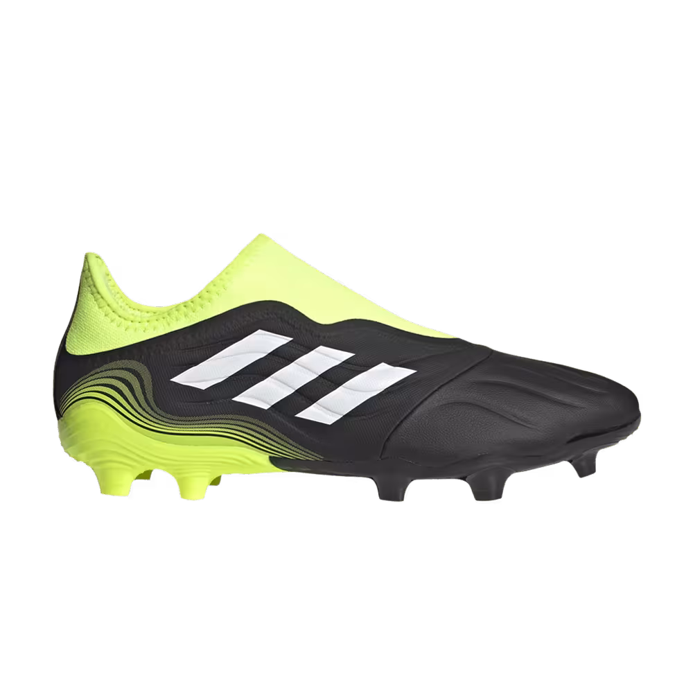 Adidas Copa Sense.3 Laceless FG Black Solar Yellow