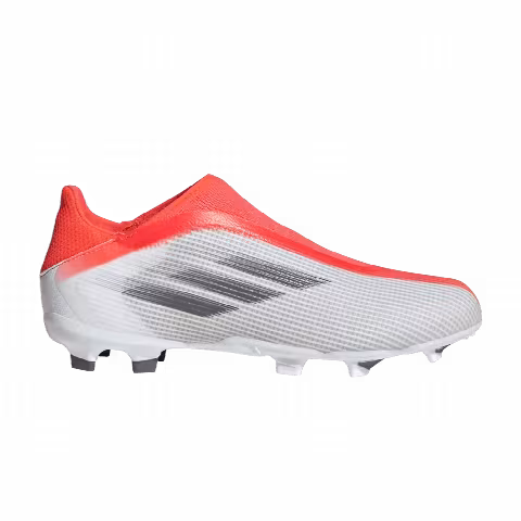 Adidas X Speedflow.3 Laceless FG J 'White Solar Red'