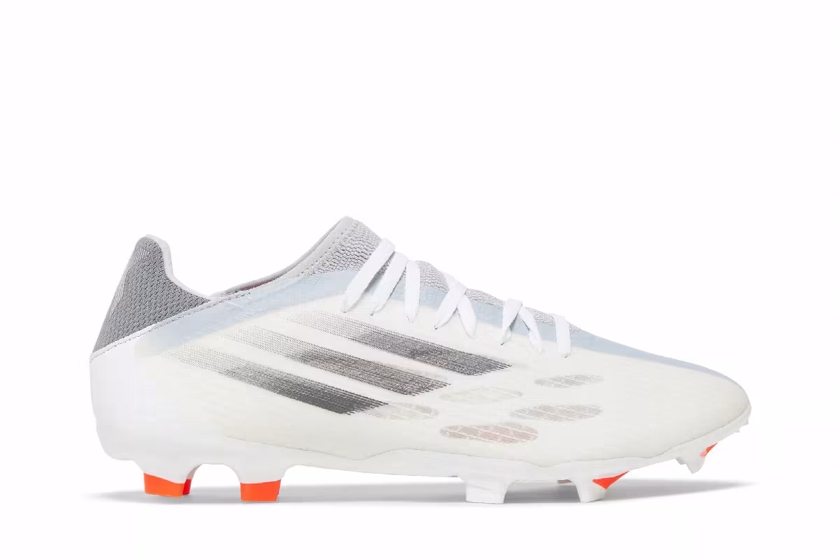 Adidas X Speedflow.3 FG White Solar Red, view 2
