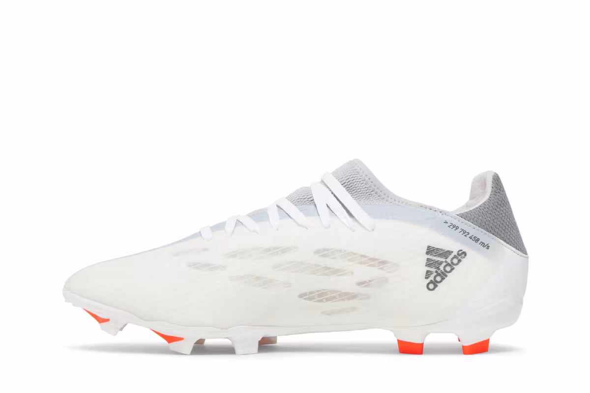 Adidas X Speedflow.3 FG White Solar Red, view 4