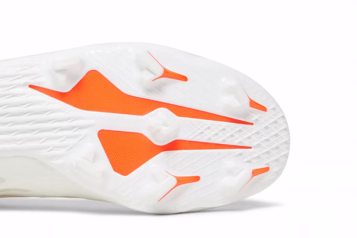 Adidas X Speedflow.3 FG White Solar Red, view 6