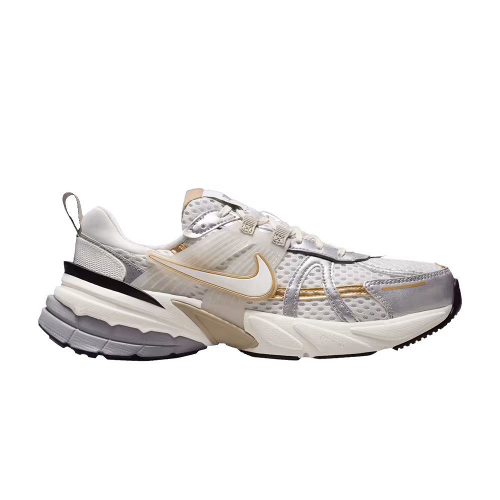 Nike Women's V2K Run Khaki Metallic Silver