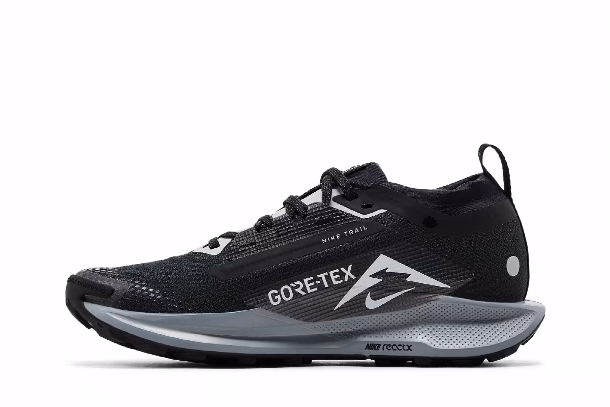 Nike Women's Pegasus Trail 5 GORE-TEX Black Wolf Grey, view 4