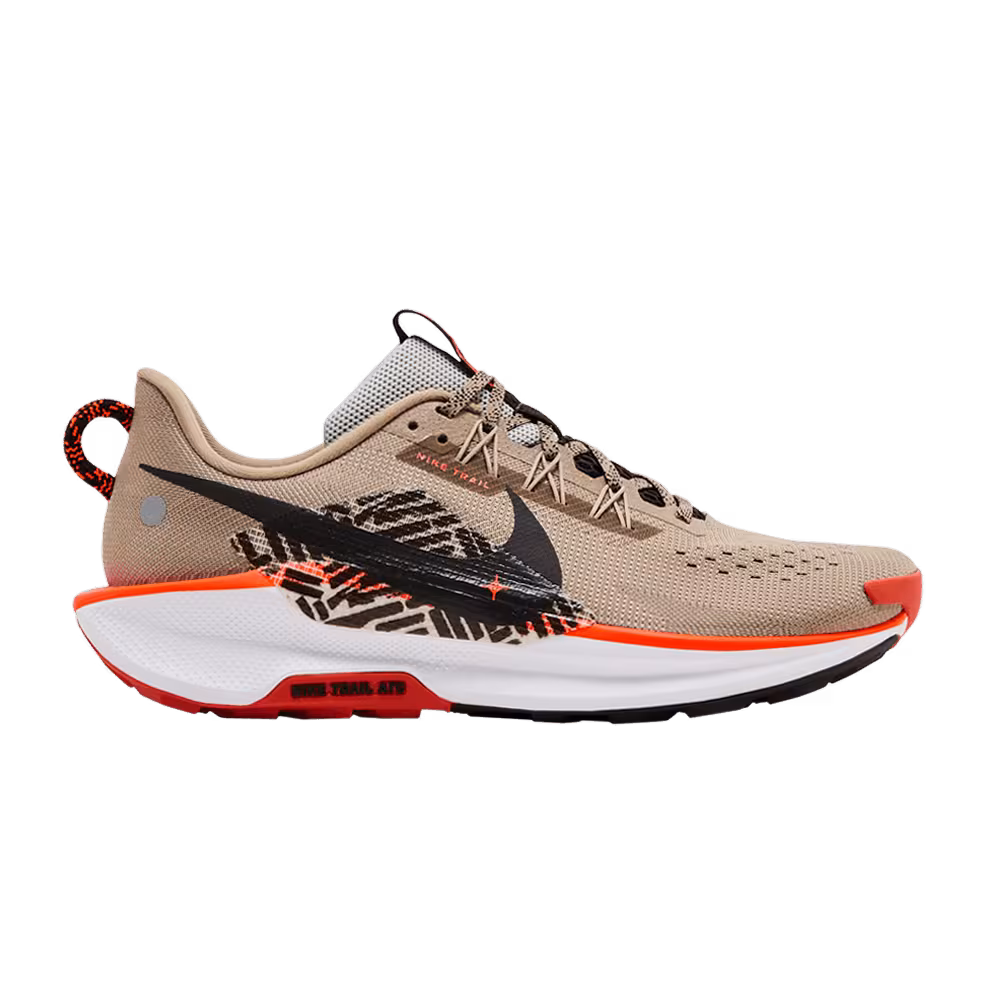 Nike Pegasus Trail 5 GS Khaki Hyper Crimson