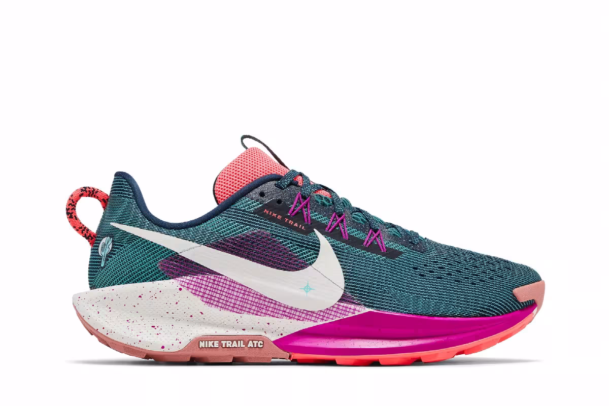 Nike Pegasus Trail 5 Vivid Grape Green Frost, view 2