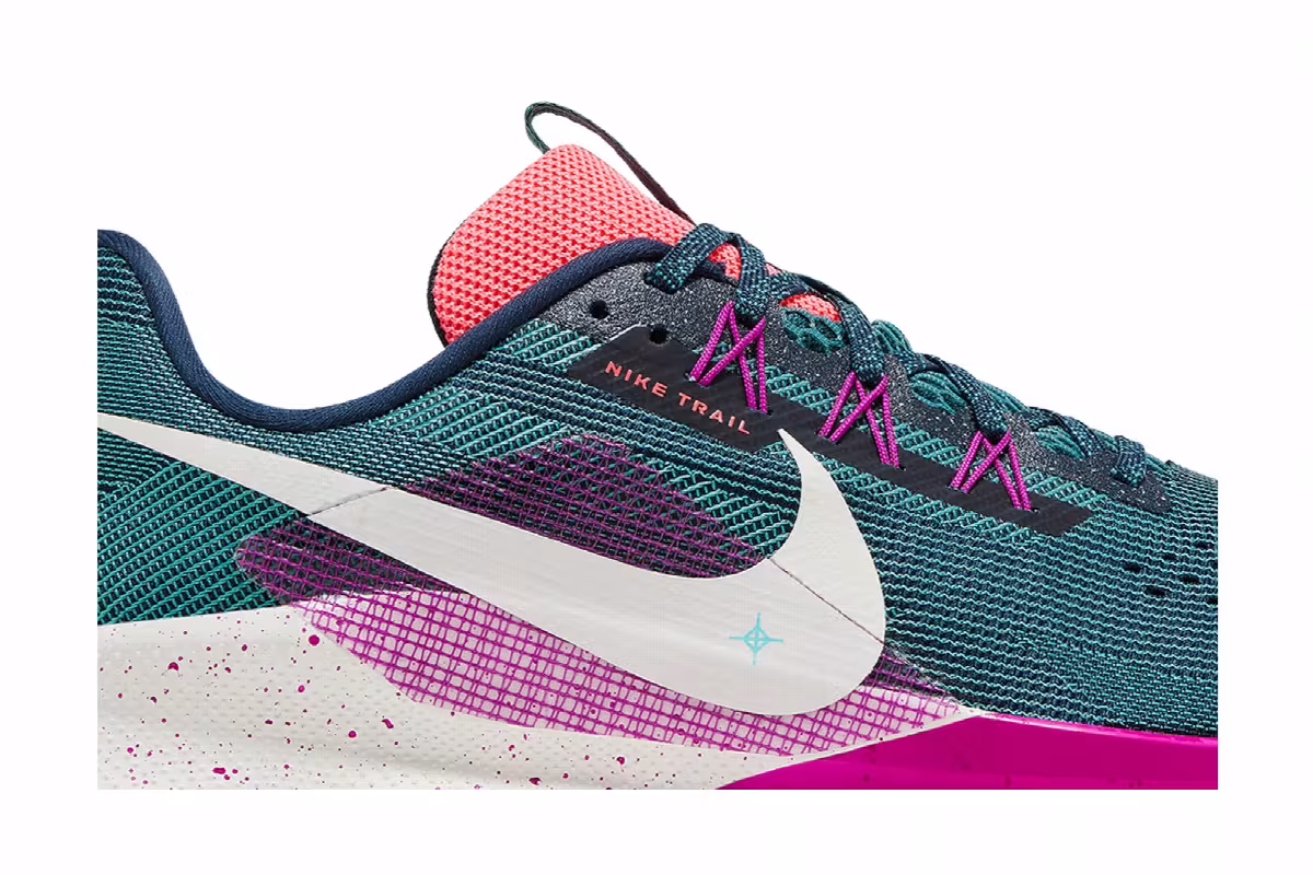 Nike Pegasus Trail 5 Vivid Grape Green Frost, view 3
