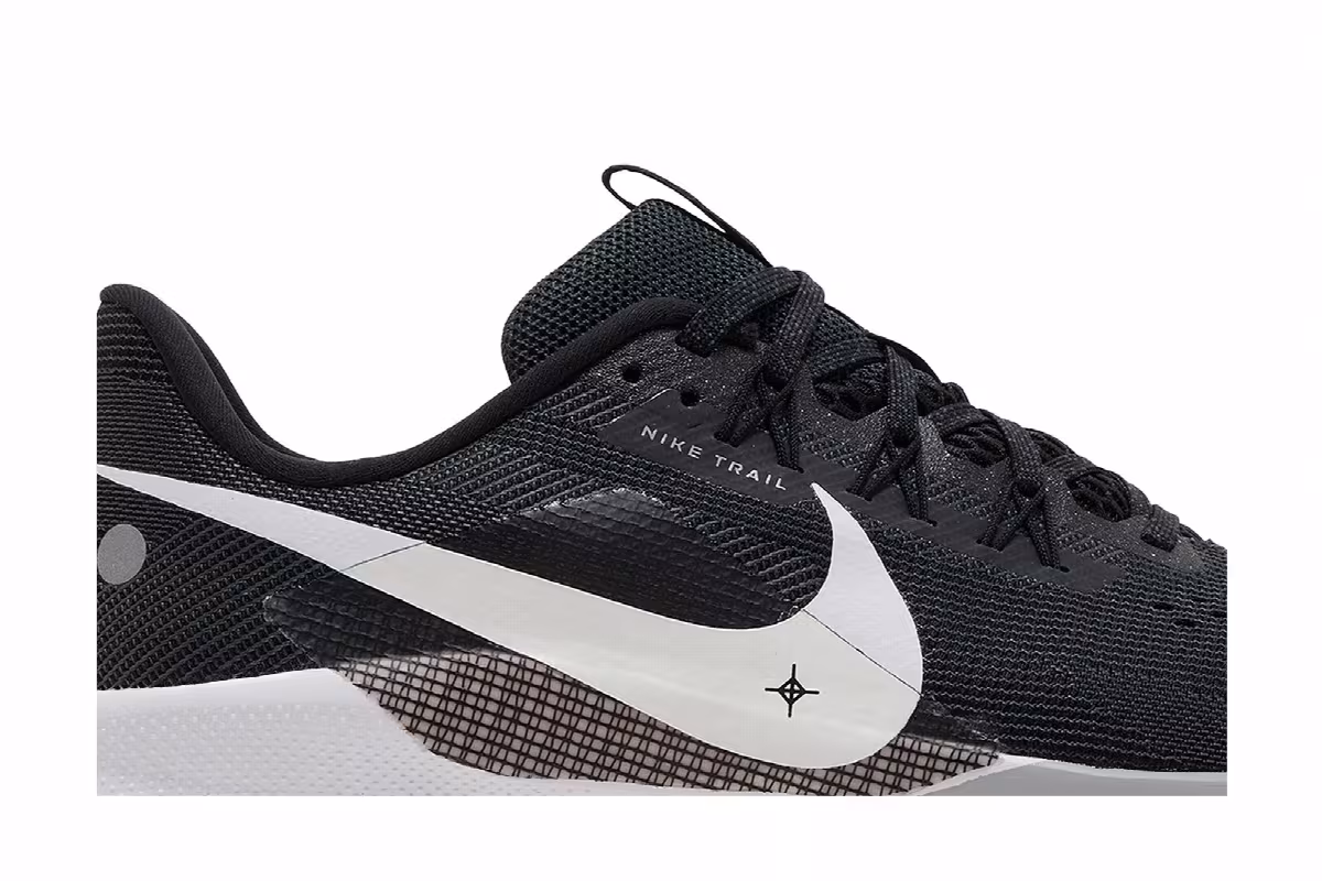 Nike Pegasus Trail 5 Black White, view 3