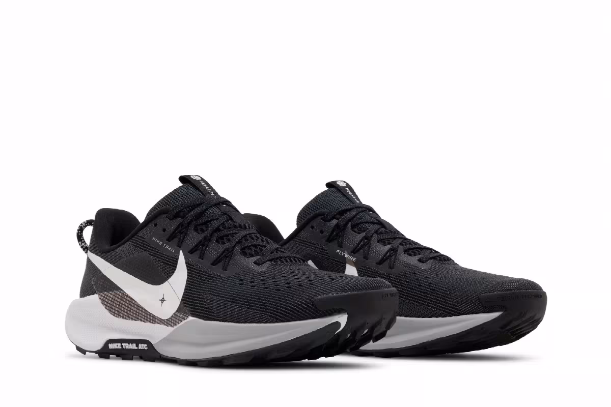Nike Pegasus Trail 5 Black White, view 9