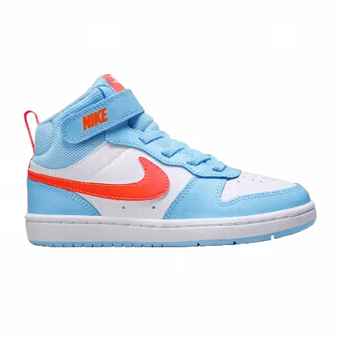 Nike Court Borough Mid 2 PS 'Aquarius Blue Orange'