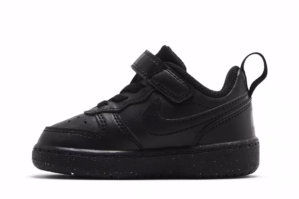 Nike Court Borough Low Recraft TD Triple Black, view 4