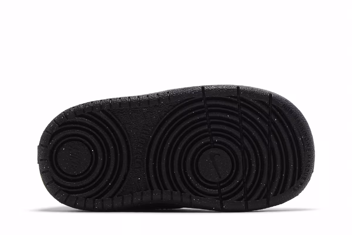 Nike Court Borough Low Recraft TD Triple Black, view 5