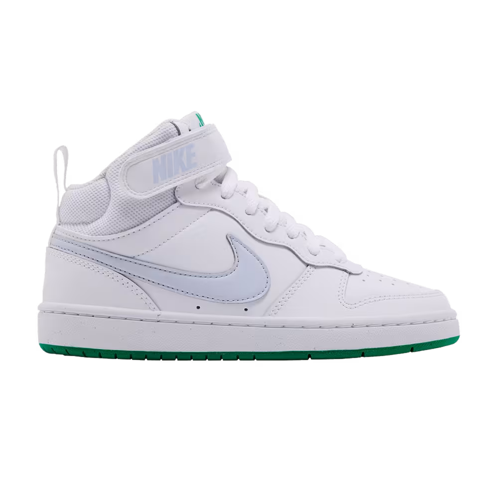 Nike Court Borough Mid 2 GS White Stadium Green